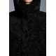 2022 Moncler Hainardia Parka Hooded Long Down Jacket Women Down Puffer Coat Winter Outerwear Black