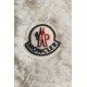 2022 Moncler Hainardia Parka Hooded Long Down Jacket Women Down Puffer Coat Winter Outerwear Silk White