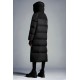 2022 Moncler Heliotrope Parka Long Down Jacket Women Down Puffer Coat Winter Outerwear Black