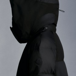 2022 Moncler Heliotrope Parka Long Down Jacket Women Down Puffer Coat Winter Outerwear Black