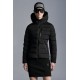 2022 Moncler Herbe Short Hooded Down Jacket Women Down Puffer Coat Winter Outerwear Black