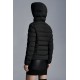 2022 Moncler Herbe Short Hooded Down Jacket Women Down Puffer Coat Winter Outerwear Black