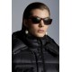 2022 Moncler Hermine Parka Hooded Long Down Jacket Women Down Puffer Coat Winter Outerwear Black