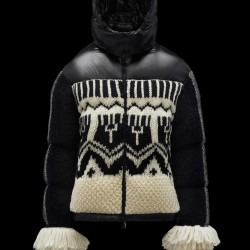 2022 Moncler Hyoseris Short Down Jacket Women Down Puffer Coat Winter Outerwear Black And Silky White