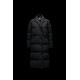 2022 Moncler Lampsane Parka Long Down Jacket Women Down Puffer Coat Winter Outerwear Black