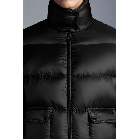 2022 Moncler Lannic Short Down Jacket Women Down Puffer Coat Winter Outerwear Black