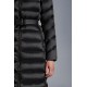 2022 Moncler Leersie Parka Fur Collar Long Down Jacket Women Down Puffer Coat Winter Outerwear Dark Gray