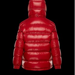 2022 Moncler Maire Short Down Jacket Women Down Puffer Coat Winter Outerwear Scarlet Red