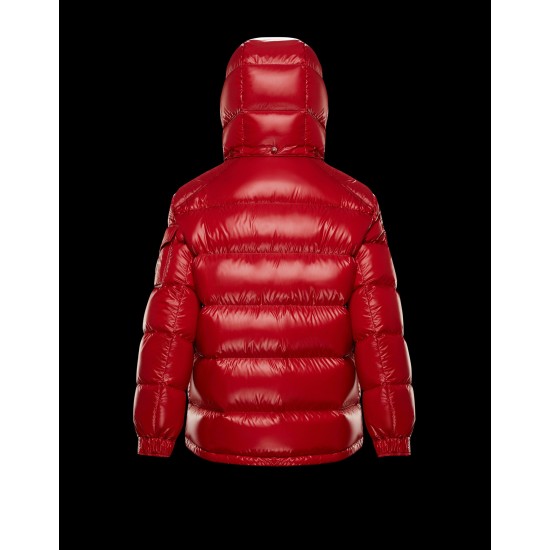 2022 Moncler Maire Short Down Jacket Women Down Puffer Coat Winter Outerwear Scarlet Red