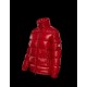 2022 Moncler Maire Short Down Jacket Women Down Puffer Coat Winter Outerwear Scarlet Red