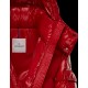 2022 Moncler Maire Short Down Jacket Women Down Puffer Coat Winter Outerwear Scarlet Red