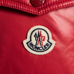 2022 Moncler Maire Short Down Jacket Women Down Puffer Coat Winter Outerwear Scarlet Red