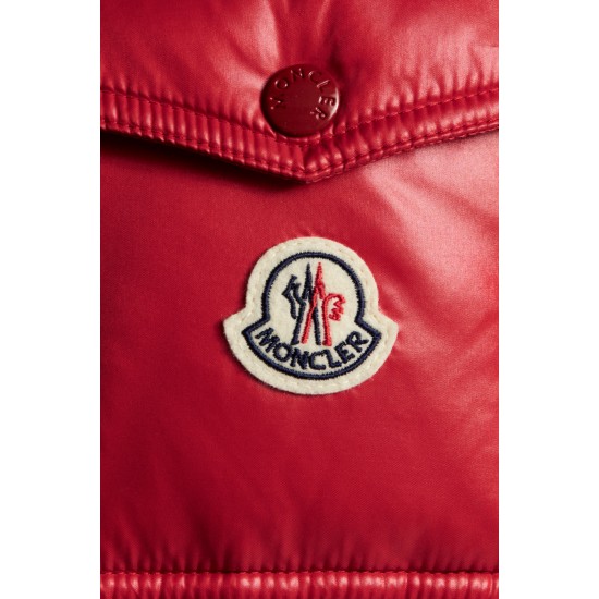 2022 Moncler Maire Short Down Jacket Women Down Puffer Coat Winter Outerwear Scarlet Red