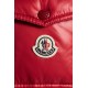 2022 Moncler Maire Short Down Jacket Women Down Puffer Coat Winter Outerwear Scarlet Red