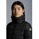 2022 Moncler Malban Parka Long Down Jacket Women Waist Down Puffer Coat Winter Outerwear Black