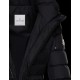 2022 Moncler Malban Parka Long Down Jacket Women Waist Down Puffer Coat Winter Outerwear Black