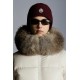 2022 Moncler Marrionnier Parka Hooded Long Down Jacket Women Down Puffer Coat Winter Outerwear Silk White