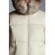 2022 Moncler Marrionnier Parka Hooded Long Down Jacket Women Down Puffer Coat Winter Outerwear Silk White