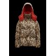 2022 Moncler Parana Short Down Jacket Women Down Puffer Coat Winter Outerwear Animal Print