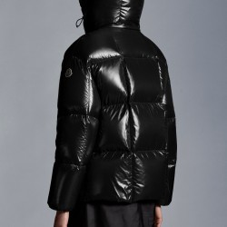 2022 Moncler Parana Short Down Jacket Women Down Puffer Coat Winter Outerwear Black