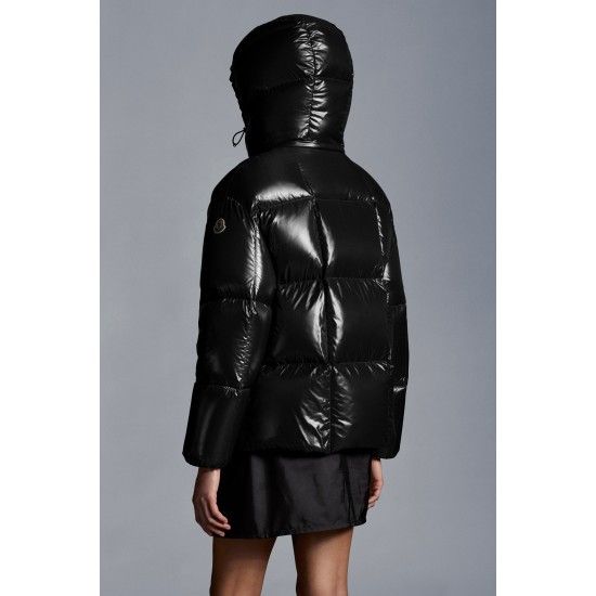 2022 Moncler Parana Short Down Jacket Women Down Puffer Coat Winter Outerwear Black