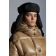 2022 Moncler Parana Short Down Jacket Women Down Puffer Coat Winter Outerwear Natural Camel Beige