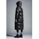 2022 Moncler Parnaiba Parka Long Down Jacket Women Hooded Down Puffer Coat Winter Outerwear Black