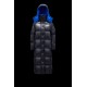 2022 Moncler Parnaiba Parka Long Down Jacket Women Hooded Down Puffer Coat Winter Outerwear Night Blue