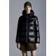 2022 Moncler Seritte Parka Short Down Jacket Women Down Puffer Coat Winter Outerwear Black