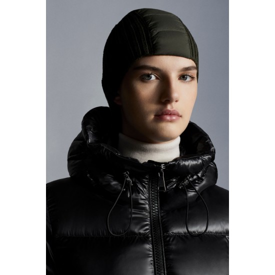 2022 Moncler Seritte Parka Short Down Jacket Women Down Puffer Coat Winter Outerwear Black