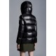 2022 Moncler Seritte Parka Short Down Jacket Women Down Puffer Coat Winter Outerwear Black