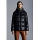 2022 Moncler Seritte Parka Short Down Jacket Women Down Puffer Coat Winter Outerwear Night Blue