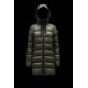 2022 Moncler Suyen Parka Long Down Jacket Women Down Puffer Coat Winter Outerwear Army Green