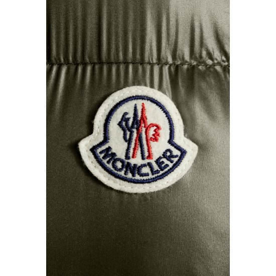 2022 Moncler Suyen Parka Long Down Jacket Women Down Puffer Coat Winter Outerwear Army Green