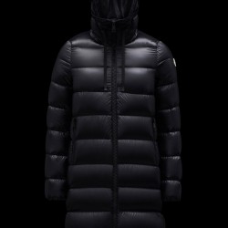 2022 Moncler Suyen Parka Long Down Jacket Women Down Puffer Coat Winter Outerwear Black