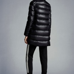 2022 Moncler Suyen Parka Long Down Jacket Women Down Puffer Coat Winter Outerwear Black