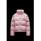 8 MONCLER PALM ANGELS Antora Short Down Jacket Womens Down Puffer Coat Winter Outerwear Pink