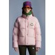 8 MONCLER PALM ANGELS Antora Short Down Jacket Womens Down Puffer Coat Winter Outerwear Pink