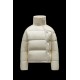 8 MONCLER PALM ANGELS Edith Short Down Jacket Womens Down Puffer Coat Winter Outerwear Shiny Butter