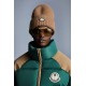 8 MONCLER PALM ANGELS Kelsey Short Down Jacket Womens Down Puffer Coat Winter Outerwear Forest Green