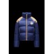 8 MONCLER PALM ANGELS Kelsey Short Down Jacket Womens Down Puffer Coat Winter Outerwear Night Blue