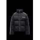 8 MONCLER PALM ANGELS Rodman Short Down Jacket Womens Down Puffer Coat Winter Outerwear Black