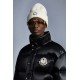 8 MONCLER PALM ANGELS Yountville Short Down Jacket Womens Down Puffer Coat Winter Outerwear Black