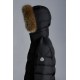 MONCLER Cluny Long Down Jacket Mens Hooded Puffer Down Coat Winter Outerwear Black