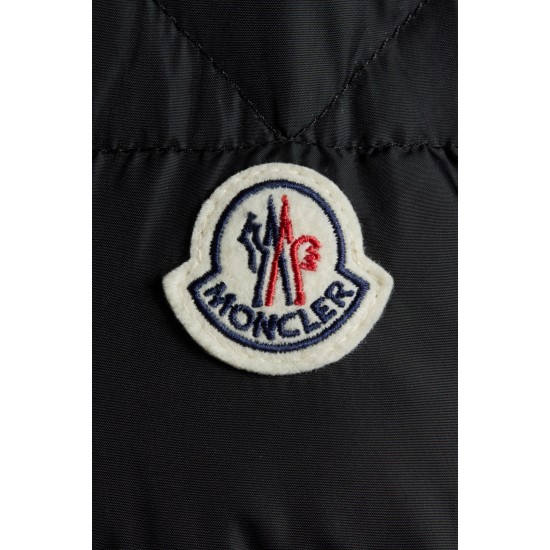 MONCLER Cluny Long Down Jacket Mens Hooded Puffer Down Coat Winter Outerwear Black