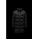 MONCLER Dieppe Long Down Jacket Mens Puffer Down Coat Winter Outerwear Black