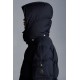 MONCLER Frema Long Down Jacket Mens Hooded Puffer Down Coat Winter Outerwear Night Blue