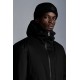 MONCLER Lauzier Parka Down Jacket Mens Hooded Puffer Down Coat Winter Outerwear Black