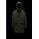 MONCLER Teyssier Parka Down Jacket Mens Hooded Puffer Down Coat Winter Outerwear Army Green