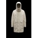 MONCLER Teyssier Parka Down Jacket Mens Hooded Puffer Down Coat Winter Outerwear Oatmeal Beige